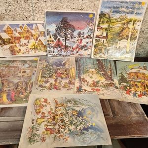 Vintage advent calendars,West germany